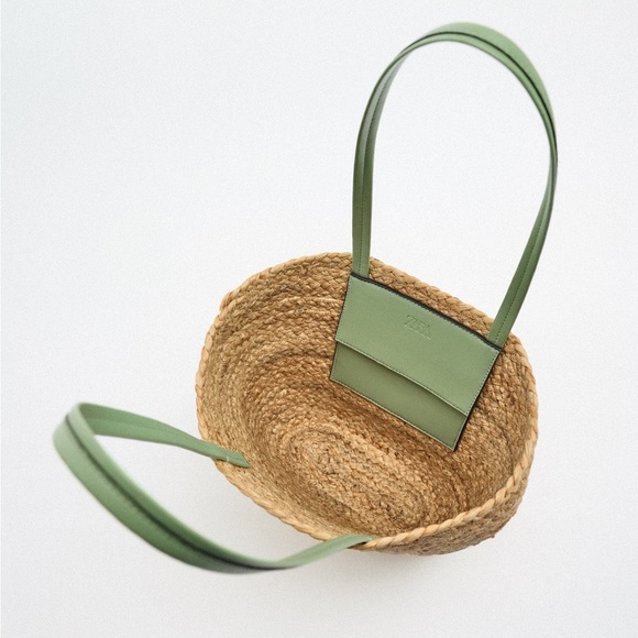 Zara Bags Zara Jute Mini Tote Bag Poshmark